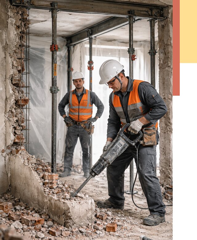 Снос несущих стен в лесном от 10655 руб. — демонтаж несущей стены под ключ | ОТДЕЛОЧНИК-Лсн