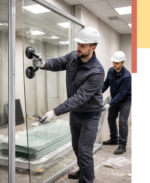 Демонтаж стеклянных перегородок в лесном от 3326 руб. — быстро и недорого | ОТДЕЛОЧНИК-Лсн