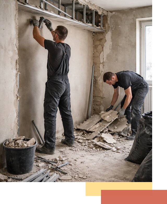 Демонтаж короба из гипсокартона в лесном быстро и аккуратно