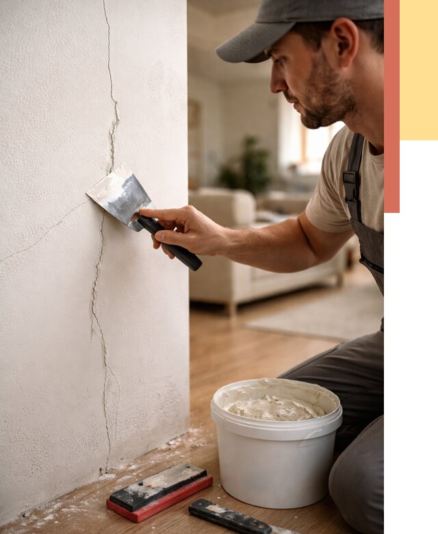 Заделка трещин и сколов в лесном от 2547 руб. — быстро и недорого | ОТДЕЛОЧНИК-Лсн