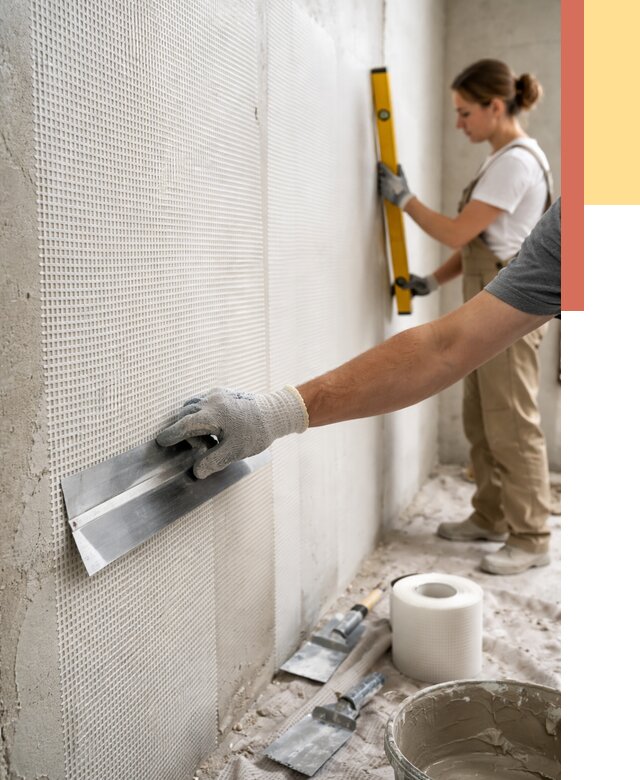 Армирование стен стеклосеткой в лесном от 3326 руб. под ключ | ОТДЕЛОЧНИК-Лсн