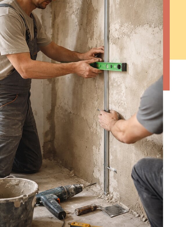 Установка штукатурных маяков в лесном от 7277 руб. — быстро и недорого | ОТДЕЛОЧНИК-Лсн