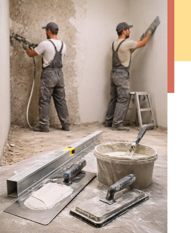 Штукатурка стен под обои в лесном от 4678 руб./м2 — выравнивание под обои | ОТДЕЛОЧНИК-Лсн