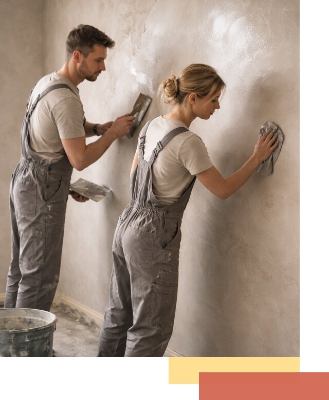 Венецианская штукатурка высокого качества в лесном