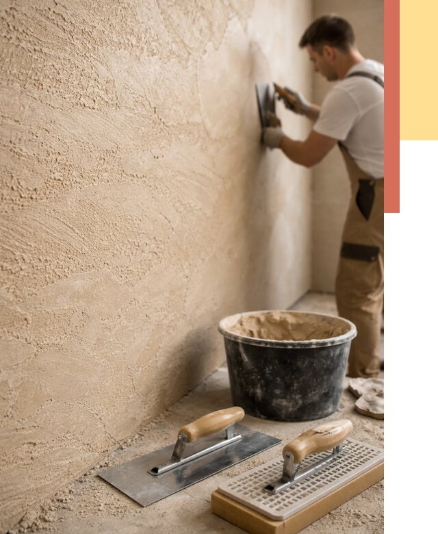 Декоративная штукатурка травертин в лесном от 1871 руб/м2 — качественно и недорого | ОТДЕЛОЧНИК-Лсн