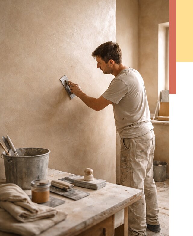 Марокканская штукатурка таделакт в лесном под ключ от 4366 руб. | ОТДЕЛОЧНИК-Лсн