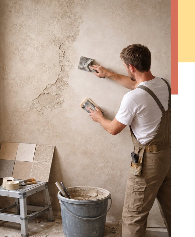 Ремонт декоративной штукатурки в лесном от 4678 руб. под ключ | ОТДЕЛОЧНИК-Лсн