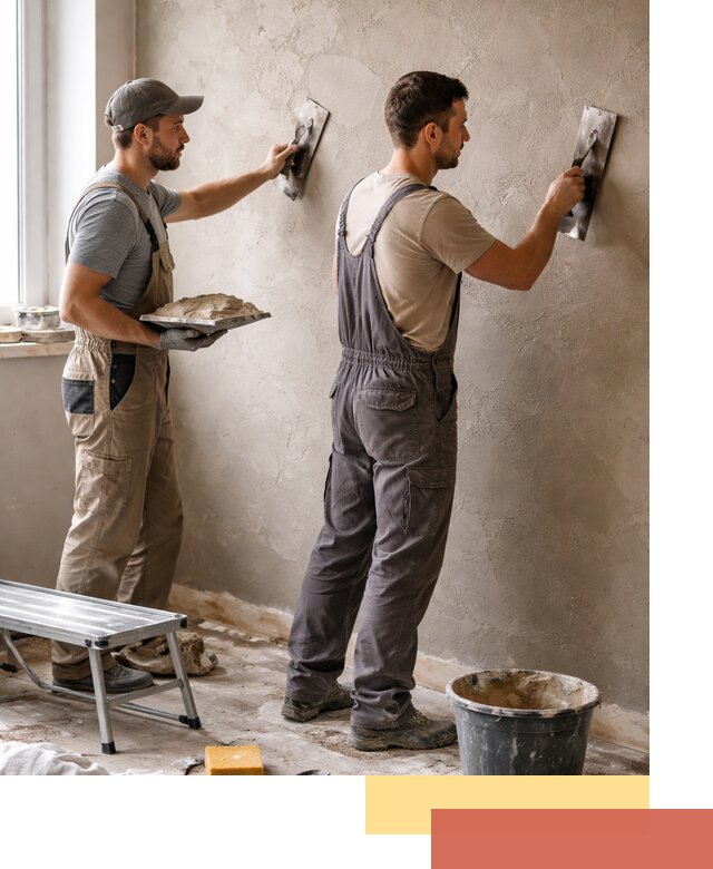 Ремонт декоративной штукатурки и восстановление фактуры в лесном