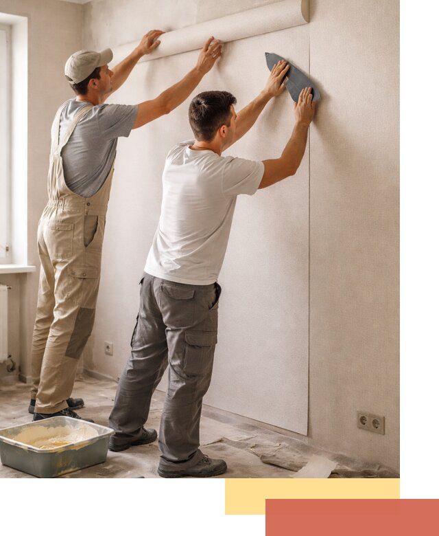 Поклейка виниловых обоев в лесном профессионально и качественно