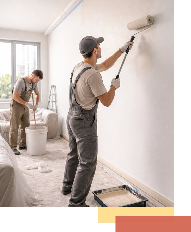 Покраска стен в офисе в лесном — быстрый и качественный ремонт