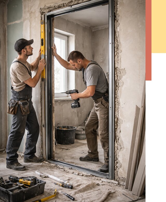 Закладка дверного проема в лесном от 3638 руб. — быстро и недорого | ОТДЕЛОЧНИК-Лсн