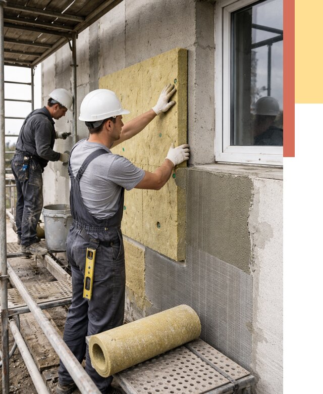 Утепление стен в лесном от 4470 руб. под ключ — быстро и недорого | ОТДЕЛОЧНИК-Лсн