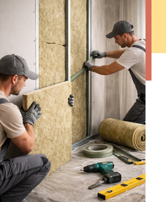 Шумоизоляция стен в лесном под ключ от 1923 руб. | ОТДЕЛОЧНИК-Лсн