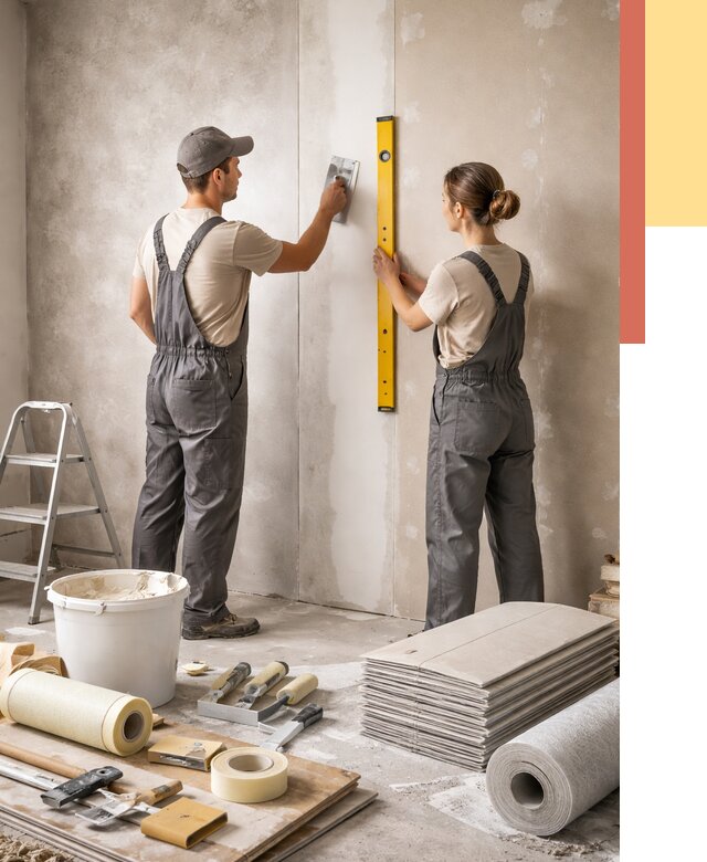 Отделка стен в лесном от 1559 руб/м² — недорого, быстро, под ключ | ОТДЕЛОЧНИК-Лсн