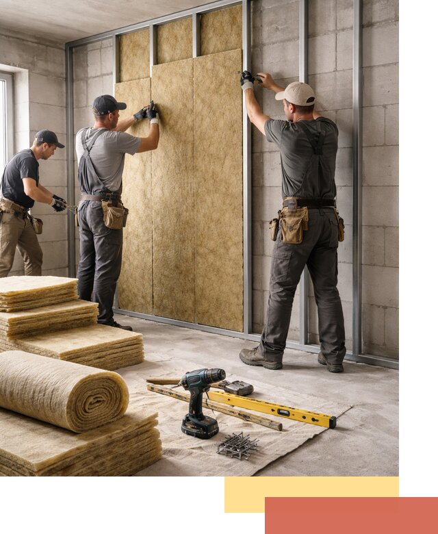 Шумоизоляция перегородок из блоков в лесном — монтаж и защита шумоизоляцией