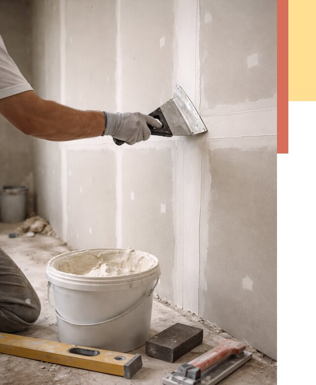 Шпаклевка перегородок из гипсокартона в лесном от 2599 руб. — услуги ОТДЕЛОЧНИК-Лсн