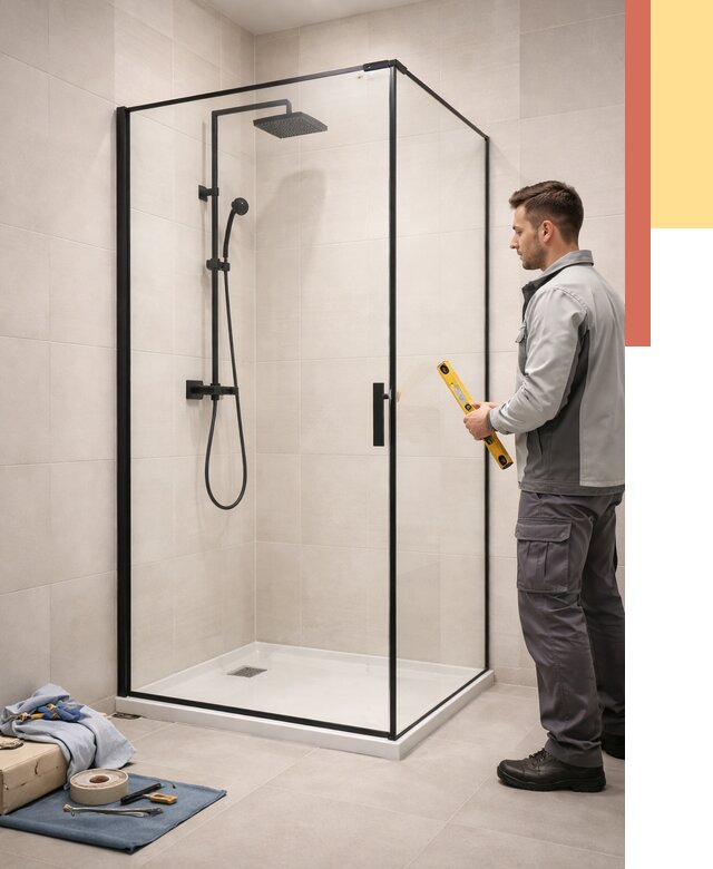 Стеклянные перегородки для душа в лесном от 12994 руб. | Монтаж под ключ — ОТДЕЛОЧНИК-Лсн