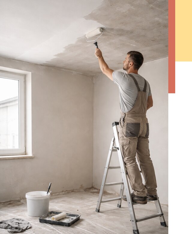 Грунтовка потолка в лесном от 2599 руб. — быстро и недорого | ОТДЕЛОЧНИК-Лсн