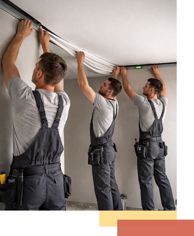 Теневые натяжные потолки в лесном: монтаж и отделка быстро и качественно