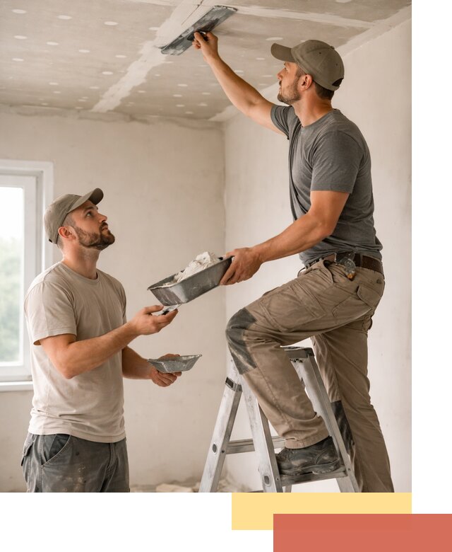 Шпаклевка потолка из гипсокартона в лесном качественно и быстро