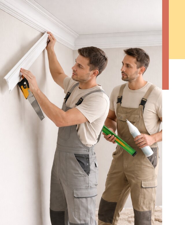 Монтаж потолочного плинтуса в лесном от 2391 руб. — быстро и недорого | ОТДЕЛОЧНИК-Лсн