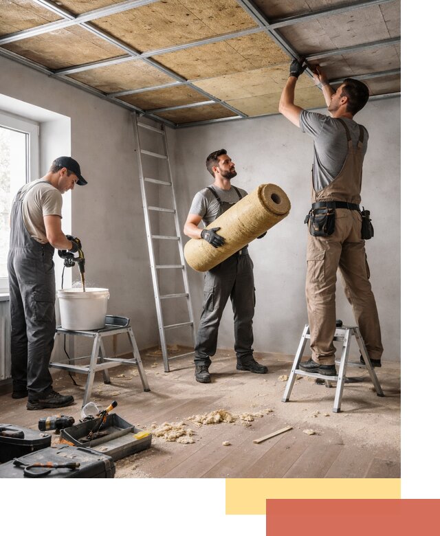 Шумоизоляция потолка в лесном: профессиональный монтаж и отделка