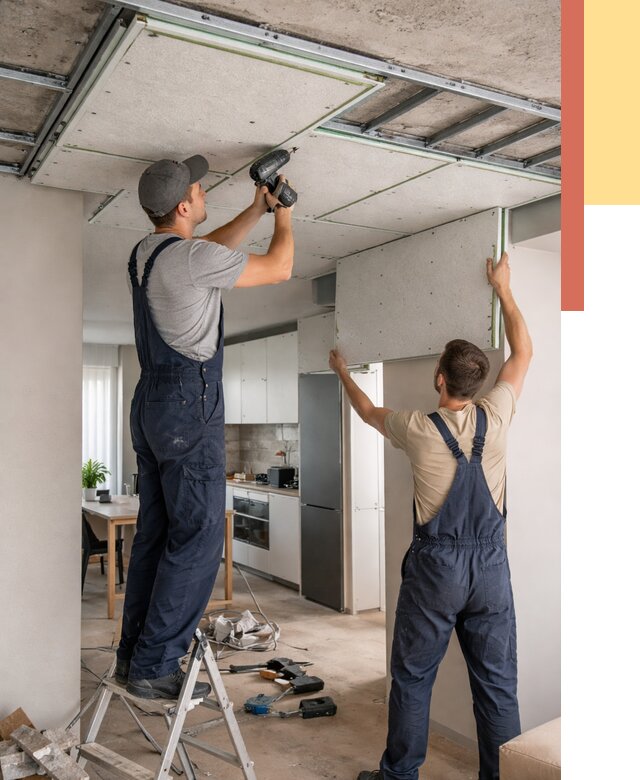 Шумоизоляция потолка панелями зипс в лесном от 1923 руб. под ключ | ОТДЕЛОЧНИК-Лсн